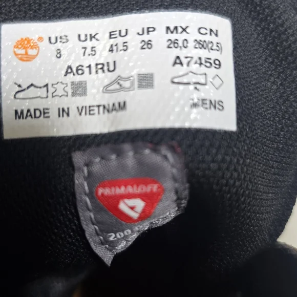 Timberland Men's Black and Tan Boots - Picture 8 of 10